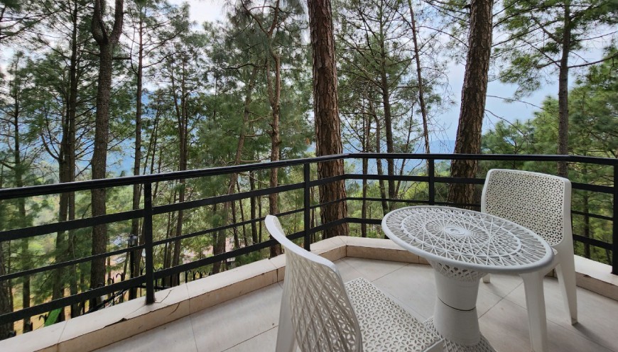 Valley view rooms in Kasauli